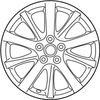 OEM Lexus IS350 Wheel, Disc Chrome P - 4261A-53101