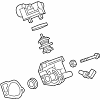 OEM Cadillac Thermostat Housing - 12639905