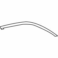 OEM 2008 Toyota Camry Upper Molding - 75763-06040