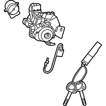 OEM 2022 Hyundai Elantra Key Sub Set-Steering Lock - 81900-AAG00