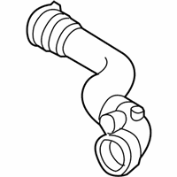 OEM 2007 BMW Z4 Radiator Coolant Hose - 17-12-7-545-263