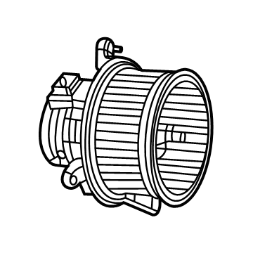 OEM 2022 Jeep Grand Wagoneer BLOWER WITH WHEEL - 68565831AA