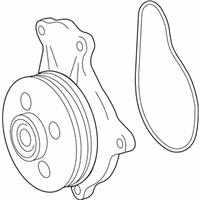 OEM Lexus NX300h Engine Water Pump Assembly - 16100-39575