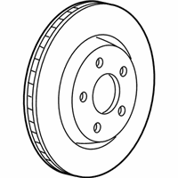 OEM 2008 Jeep Grand Cherokee Front Brake Rotor - 5290733AB