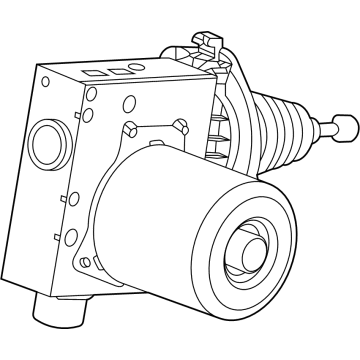 OEM 2021 Cadillac CT4 ABS Control Unit - 84826636