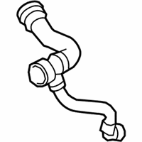 OEM 2014 BMW X6 Coolant Hose - 17-12-7-586-774