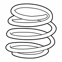 OEM 2021 BMW M340i xDrive FRONT COIL SPRING - 31-33-6-889-992