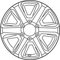 OEM 2019 Toyota Tacoma Wheel, Alloy - 42611-04180