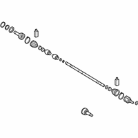 OEM 2017 Kia Soul Joint Assembly-Cv RH - 49501B2300