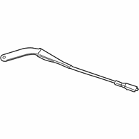 OEM 2009 BMW 135i Windshield Wiper Arm Right - 61-61-7-169-972