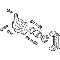 OEM 2015 Nissan Rogue Caliper Assy-Rear LH, W/O Pad & Shim - 44011-4BA0A