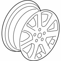 OEM 2009 Honda CR-V Disk, Aluminum Wheel (17X6 1/2J) (Tpms) (Hitachi) - 42700-SWA-A82