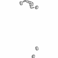 OEM Lexus Bracket Sub-Assembly, Exhaust Pipe - 17508-38160