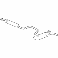 OEM Saturn Muffler & Pipe - 25908492