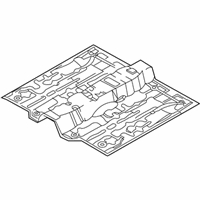 OEM 2005 Hyundai Tiburon Panel-Center Floor - 65111-2C010