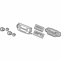 OEM Honda CR-V Control Assy., Heater *NH167L* (GRAPHITE BLACK) - 79500-SWA-A11ZA