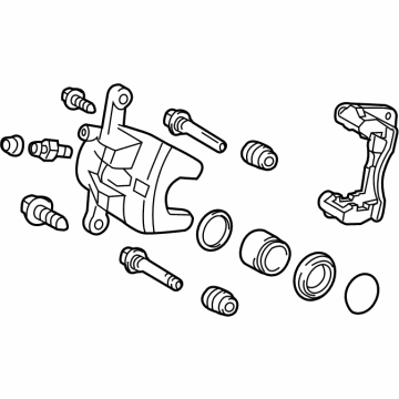 OEM 2017 Toyota Corolla iM Caliper Assembly - 47750-42091