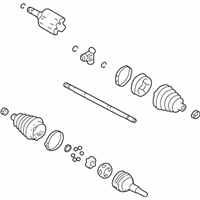 OEM 1997 Oldsmobile Cutlass Supreme Front Wheel Drive Shaft Kit - 26059860