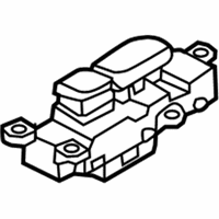 OEM 2018 Hyundai Santa Fe Switch Assembly-Indicator Cover, LH - 93310-4Z210-U4X