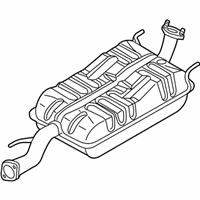 OEM 2004 Kia Sorento Muffler Assembly-Main - 287003E150