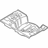 OEM 2015 Hyundai Elantra GT Panel Assembly-Rear Floor, Rear - 65513-A5000