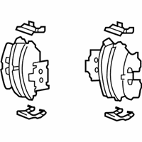 OEM Kia Amanti Pad Set-Front Disc Brake - 581013FA00