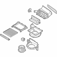 OEM 2017 Hyundai Sonata Blower Unit - 97207-E6000