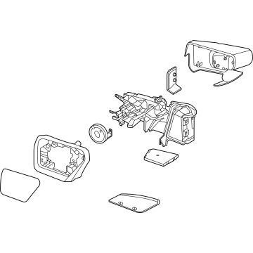 OEM 2022 Ford F-150 MIRROR ASY - REAR VIEW OUTER - ML3Z-17682-TA