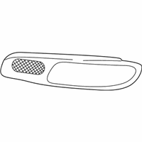 OEM Oldsmobile Headlamp Bezel - 15015697