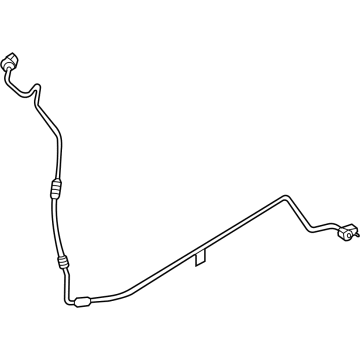 OEM 2022 BMW X5 A/C Liquid Line Hoses - 54539354580