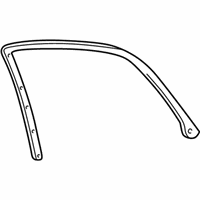 OEM 1999 Ford Taurus Upper Weatherstrip - 4F4Z-5425325-AA