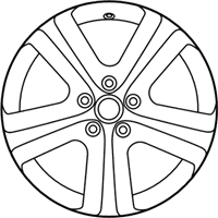 OEM 2016 Lexus RC300 Wheel, Disc - 42611-24550