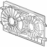 OEM Chevrolet Malibu Fan Shroud - 20757666