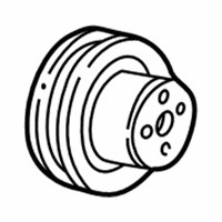 OEM GMC Pulley Asm-Fan & W/Pump - 10042816