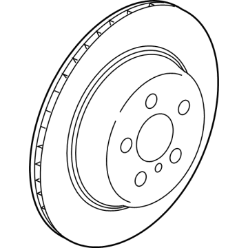 OEM 2022 BMW M8 Gran Coupe Brake Disc, Ventilated, Perforated, Left - 34-21-7-991-103
