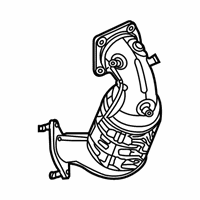 OEM 2021 Hyundai Veloster N Catalytic Converter Assembly - 28530-2GTB0