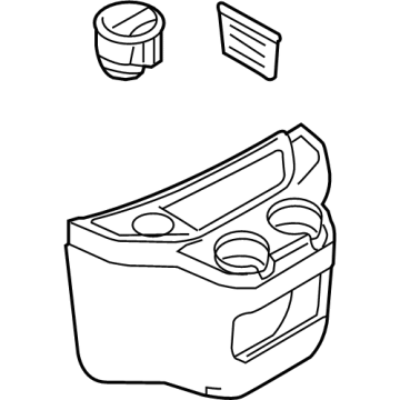 OEM 2022 Ford E-350 Super Duty Console - 9C2Z-15115A00-AB