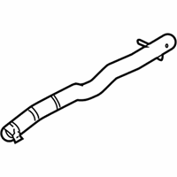 OEM Dodge Dakota Front Exhaust Extension Pipe - 52021743AC