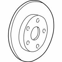 OEM 2001 Jeep Grand Cherokee Brake Rotor - 52098666