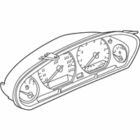 OEM BMW 318ti Instrument Cluster - 62116903059