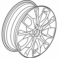 OEM 2014 Honda CR-V Disk, Aluminum Wheel (17X6 1/2J) (Enkei) - 42700-T0A-J82