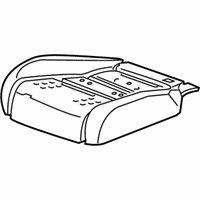 OEM 2019 Honda Accord Pad, Left Front Seat Cushion - 81537-TVC-A11