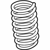 OEM BMW M6 Coil Spring, Front - 31-33-7-850-123