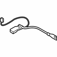 OEM 2010 BMW 135i Negative Battery Cable - 61-12-9-255-046