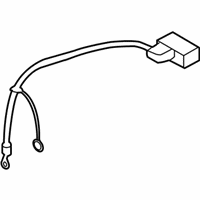 OEM 2008 BMW 135i Plus Pole Battery Cable - 61-12-9-217-031