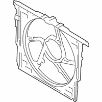 OEM 2010 BMW 760Li Acoustic Ring Fan Cowl - 17-42-7-601-953