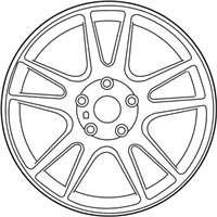 OEM Infiniti G25 Aluminum Wheel - D0C00-1NH4A