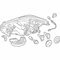 OEM Nissan Murano Lamp Assembly - Head, RH - 26010-5AA9A