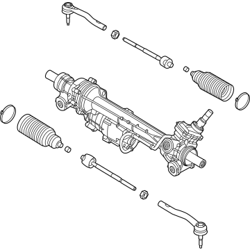 OEM Ford Bronco GEAR - RACK AND PINION STEERIN - MB3Z-3504-E