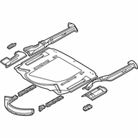 OEM 2000 BMW M5 Trunk Floor - 41-12-2-498-335